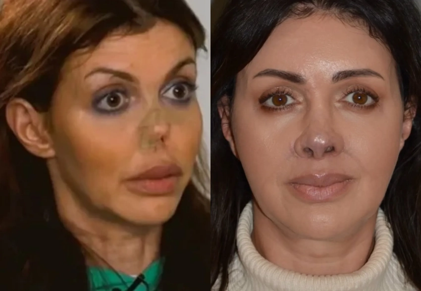 Бывшая жена Андрея Аршавина Алиса Казьмина завершила курс операций по восстановлению носа после болезни