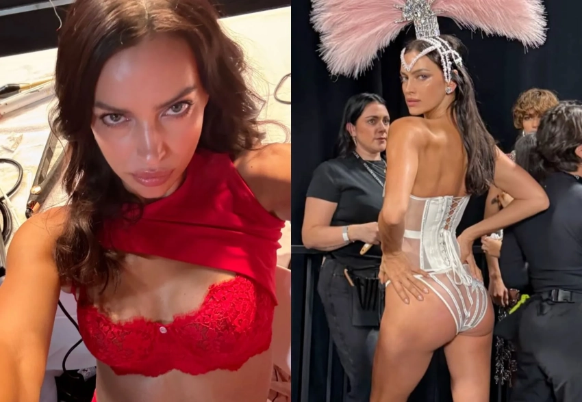 "Не твой ангел". Ирина Шейк показала, как провела время за кулисами шоу Victoria's Secret