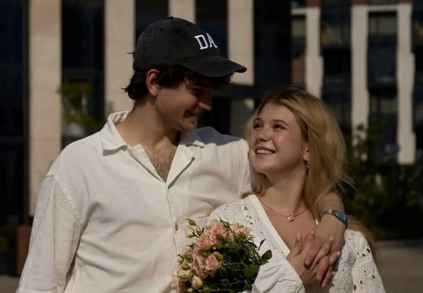 Александра Трусова и Макар Игнатов обвенчались и крестили сына