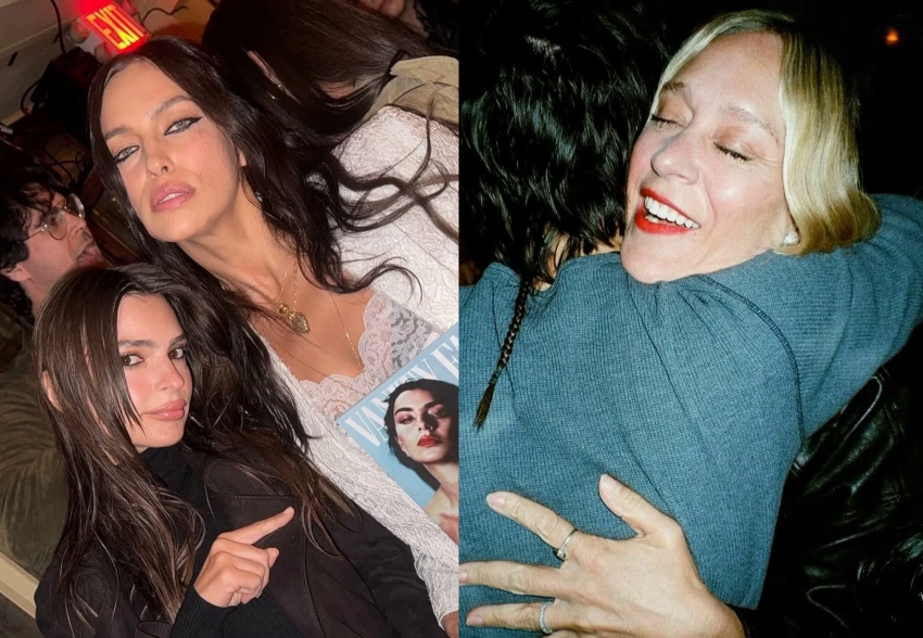 Ирина Шейк, Эмили Ратаковски, Хлоя Севиньи на вечеринке Vanity Fair и Charli XCX