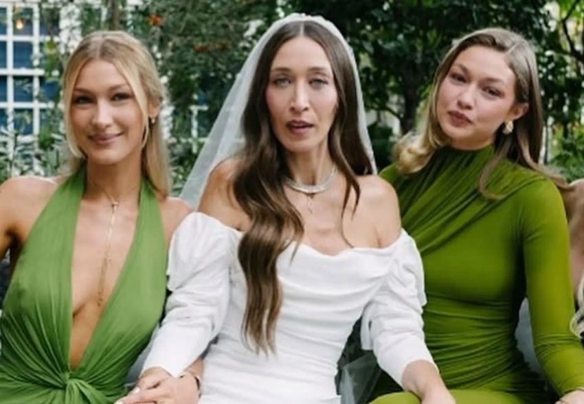 Свадьба в саду и супермодели среди гостей: старшая сестра Беллы и Джиджи Хадид вышла замуж