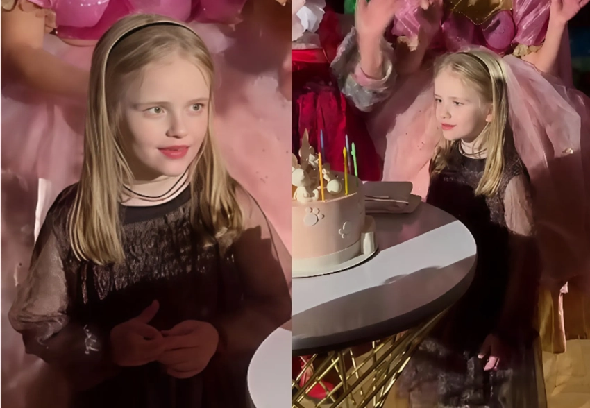 Аниматоры и торт принцессы: дочери Анастасии Заворотнюк и Петра Чернышёва исполнилось семь лет