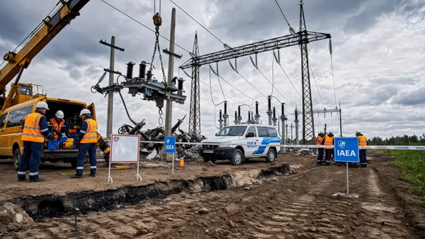 На ЗАЭС дали внешний ток: линия «Днепровская» введена в работу