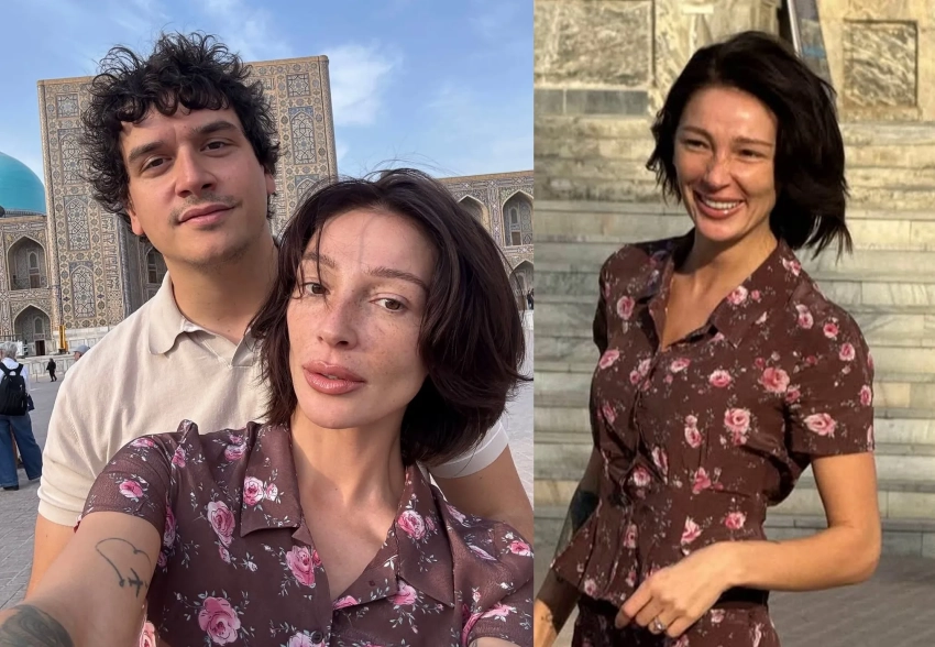 "Красиво, счастливо и вкусно". Настя Ивлеева показала, как отдыхает с мужем в Узбекистане