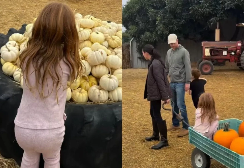 Меган Маркл показала, как готовится к Хэллоуину с мужем, принцем Гарри, и детьми