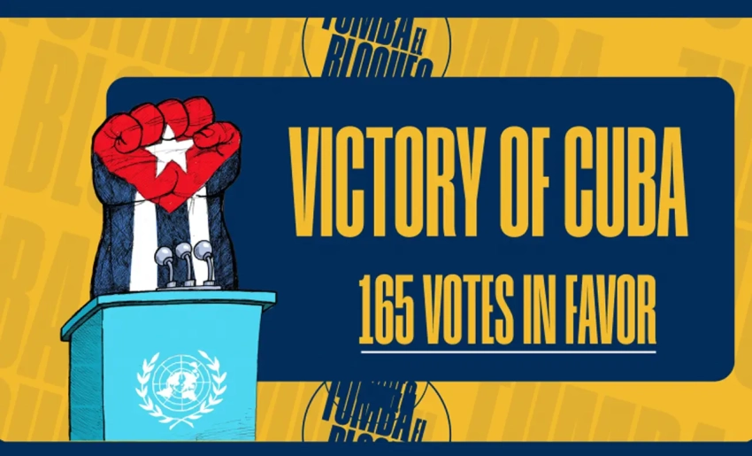 США и Украина проголосовали против снятия экономической блокады Кубы