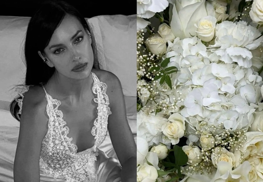 Ирина Шейк снялась в образе невесты
