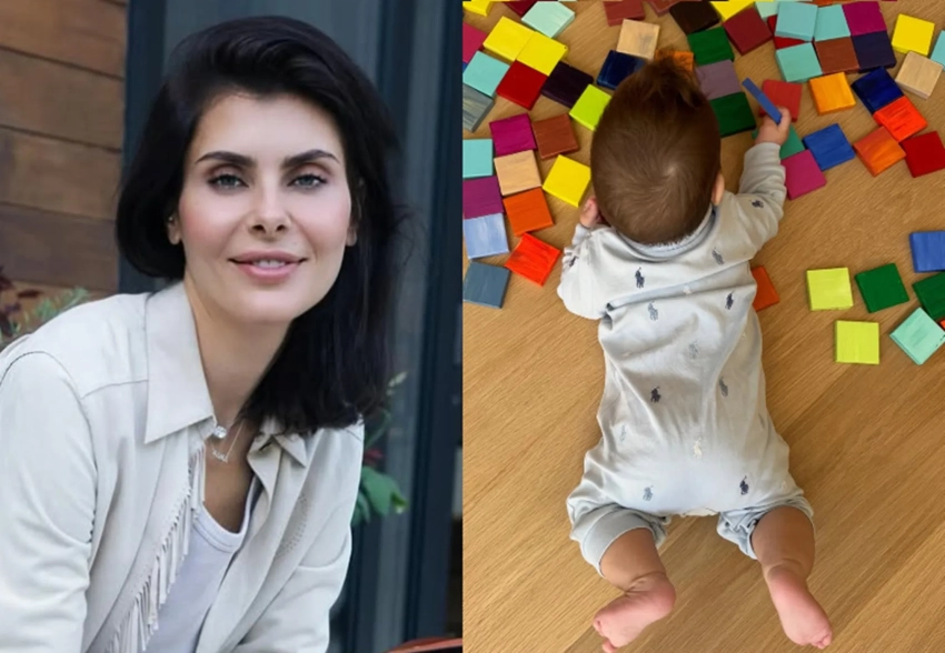 "Яблочко от яблони". Надежда Оболенцева показала новое фото сына от миллиардера Евгения Швидлера