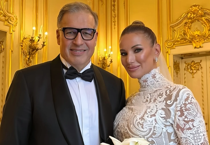 Бывший вице-президент ВТБ Андрей Перегудов женился на возлюбленной Ольге Мягких после 10 лет отношений