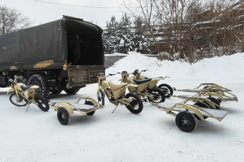 Новая партия электромотоциклов Иж-Эндуро передана военным в зоне СВО