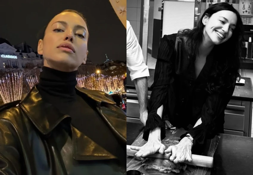 Ирина Шейк показала, как провела время в Париже с дочерью Леей