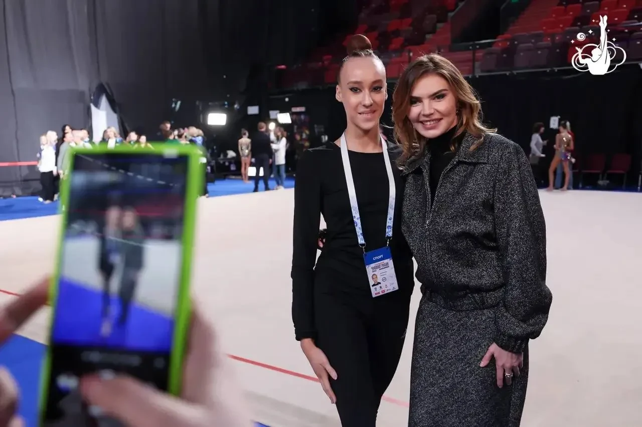 Алина Кабаева посетила чемпионат России по художественной гимнастике в Москве