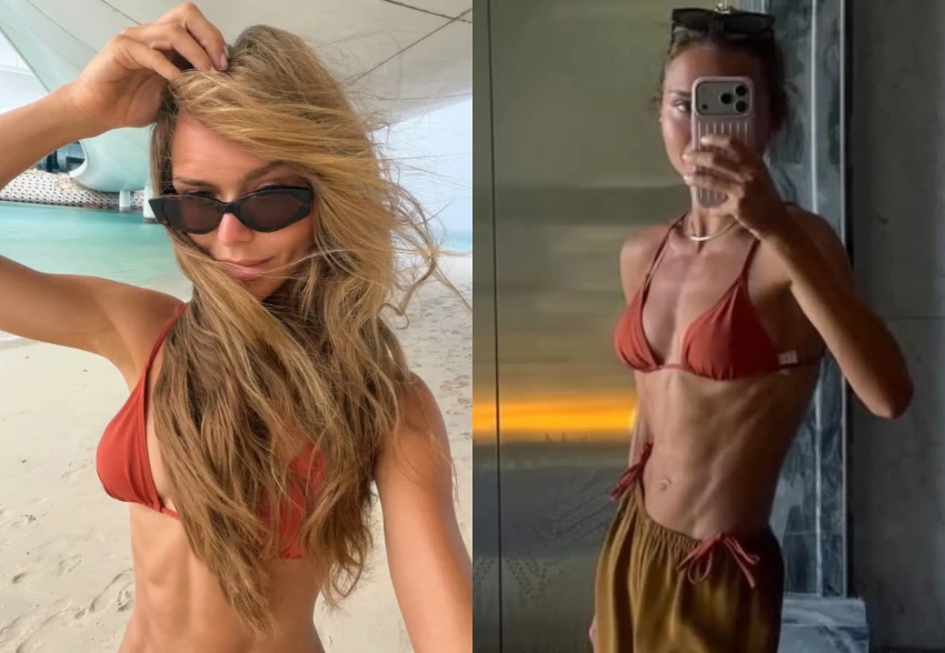 Стеша Маликова в бикини отдыхает в Дубае