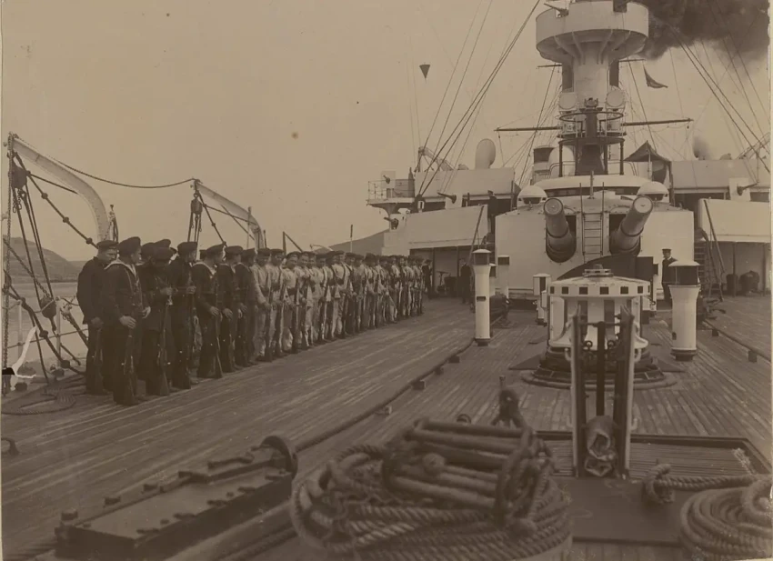 Организация управления огнем 1-ой Тихоокеанской эскадры - проверка боем